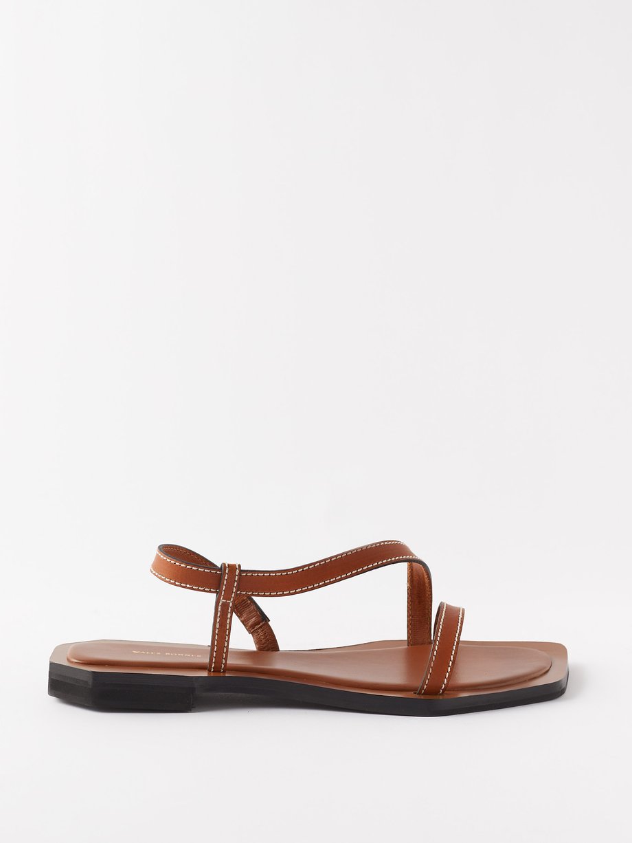 Brown Craft leather sandals | Wales Bonner | MATCHESFASHION UK