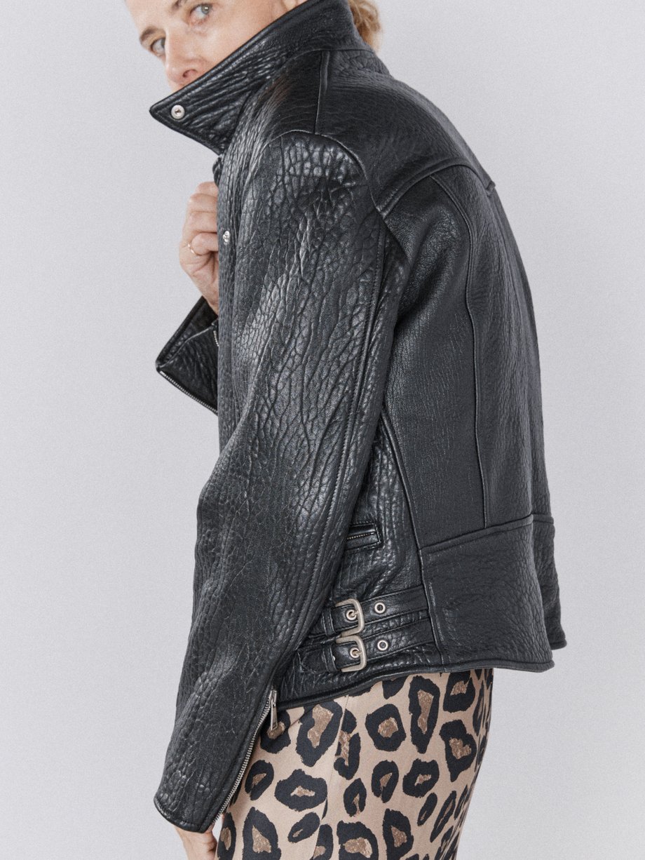 Black Vintage leather jacket | Raey | MATCHESFASHION UK