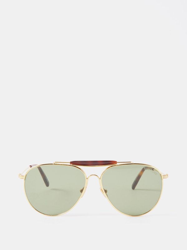 Tom Ford Eyewear (Tom Ford) Raphael aviator metal sunglasses