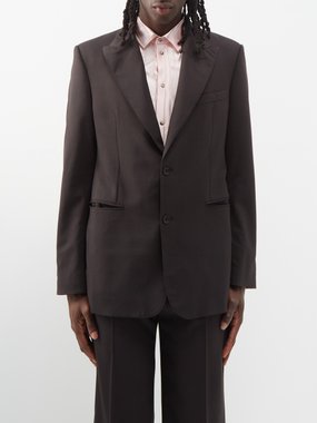Winnie New York Single-breasted wool suit blazer