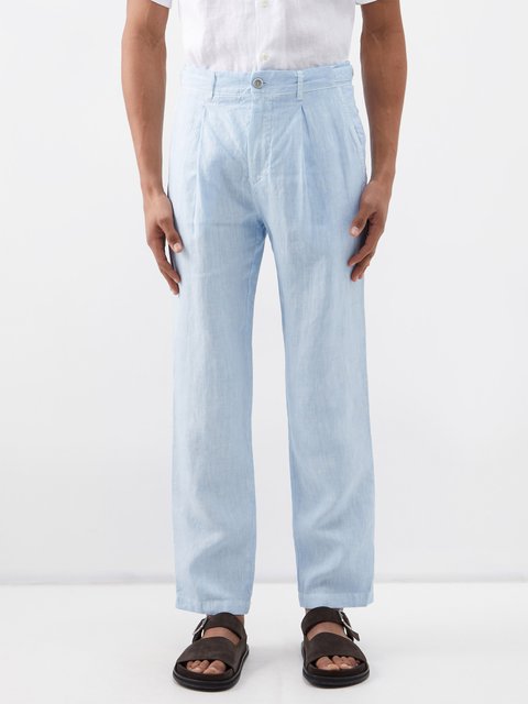 Monki linen pants in blue - part of a set | ASOS