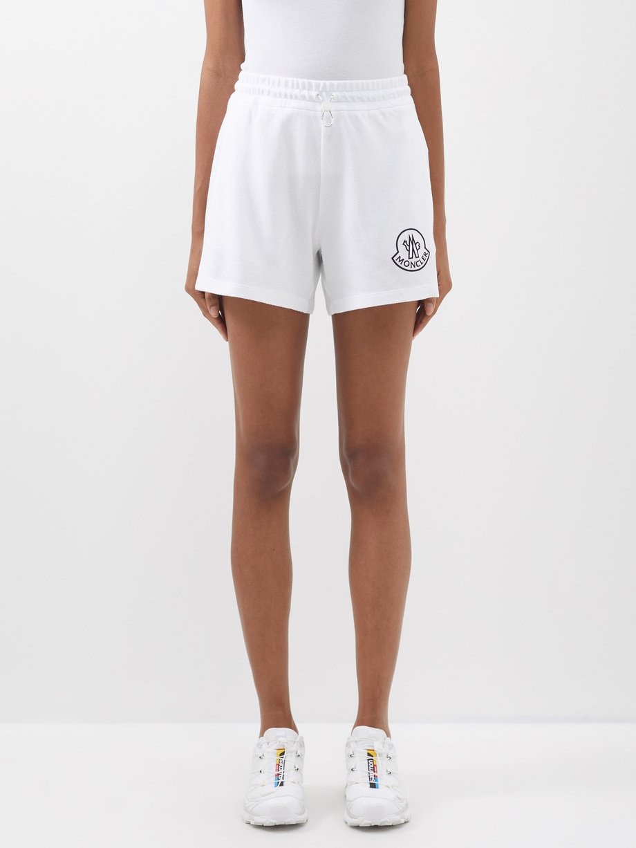 Moncler Logo-print cotton-piqué shorts
