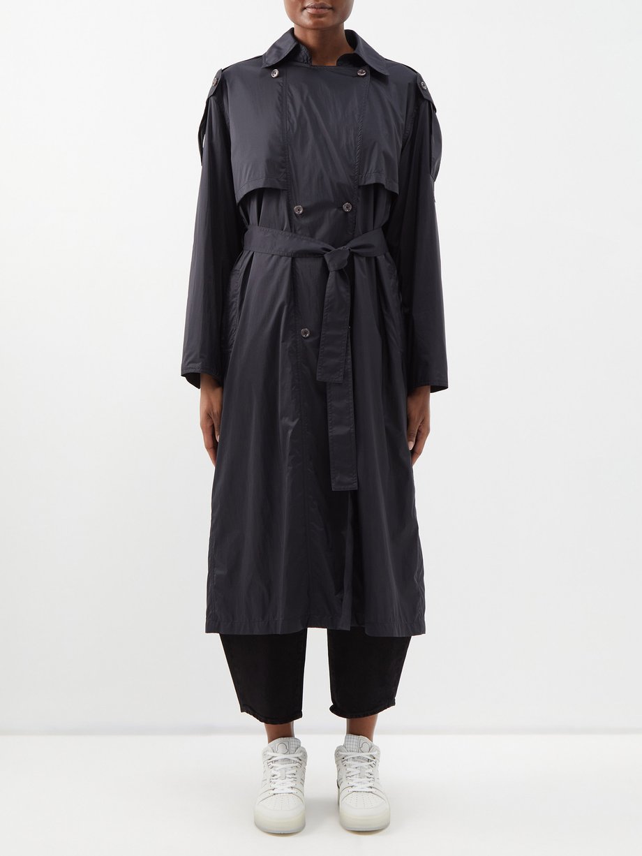{ @type : Brand , name : 몽클레어 Moncler 몽클레어 Moncler Black Deva longue-saison trench coat