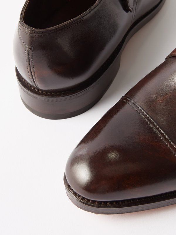 John Lobb William leather monk-strap shoes
