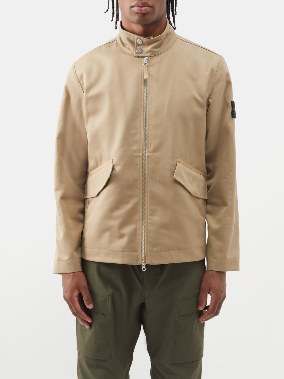 Brown Harrington jacket | Stone Island | MATCHESFASHION UK