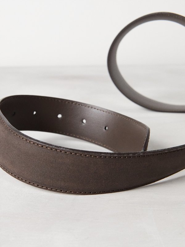 Anderson's Waxed suede belt