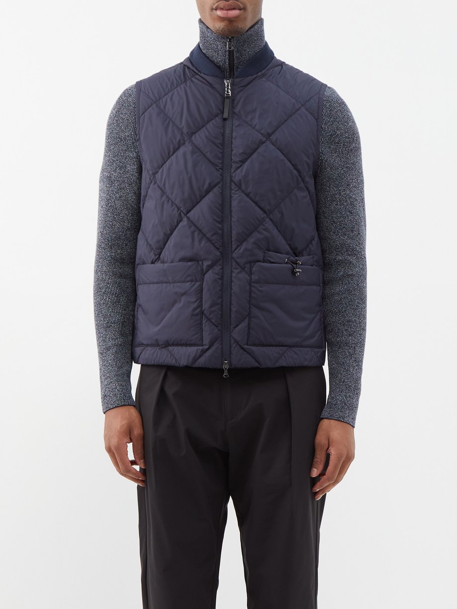 Navy Rocco quilted down gilet | Bogner | MATCHESFASHION UK