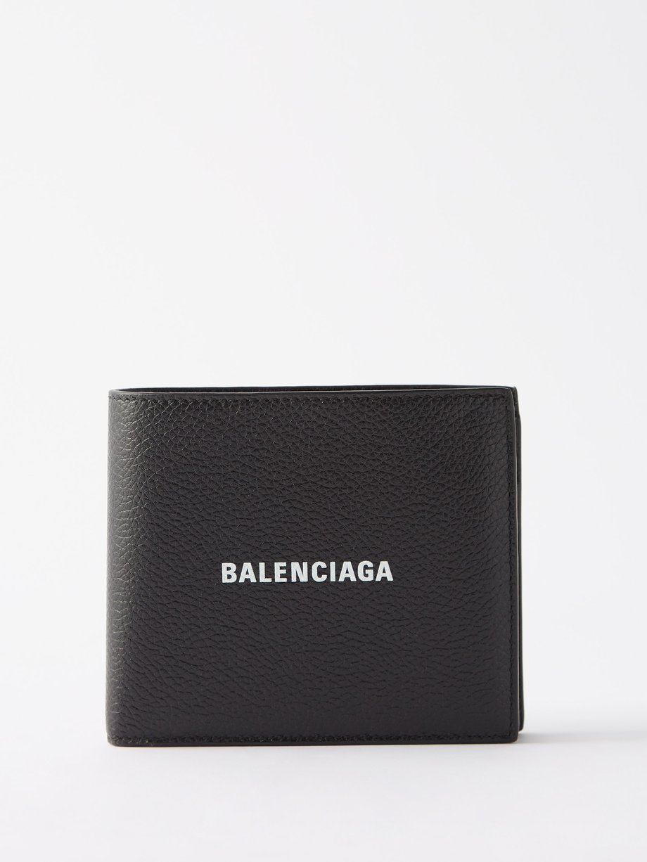 Black Cash leather wallet | Balenciaga | MATCHESFASHION US
