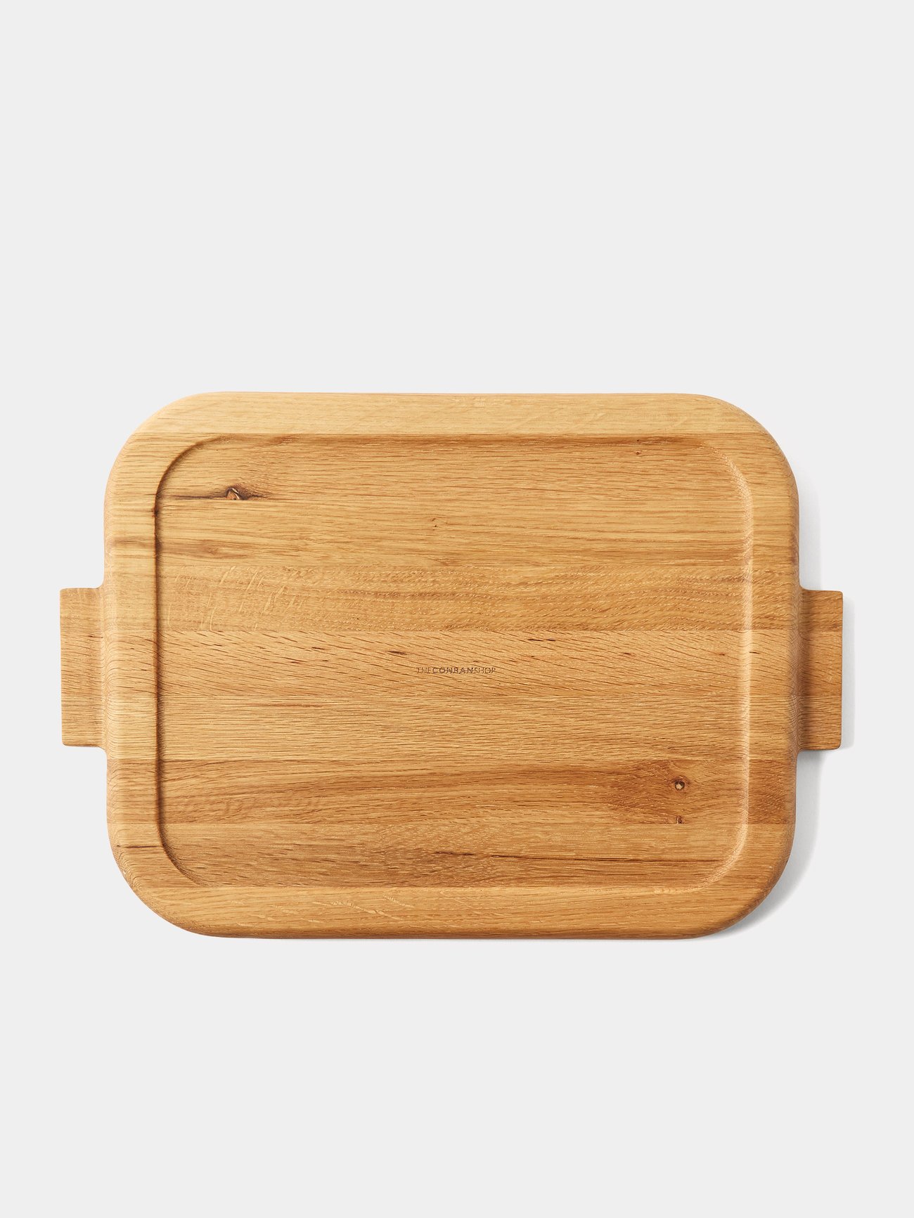 The Conran Shop Large Square Oak Wood Chopping Board in Brown