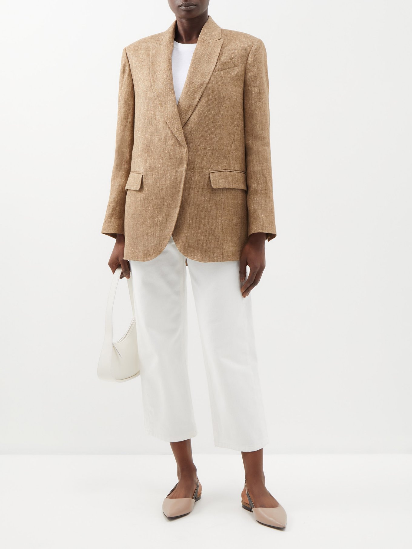 Brunello Cucinelli ブルネロ クチネリ リネン シングルジャケット