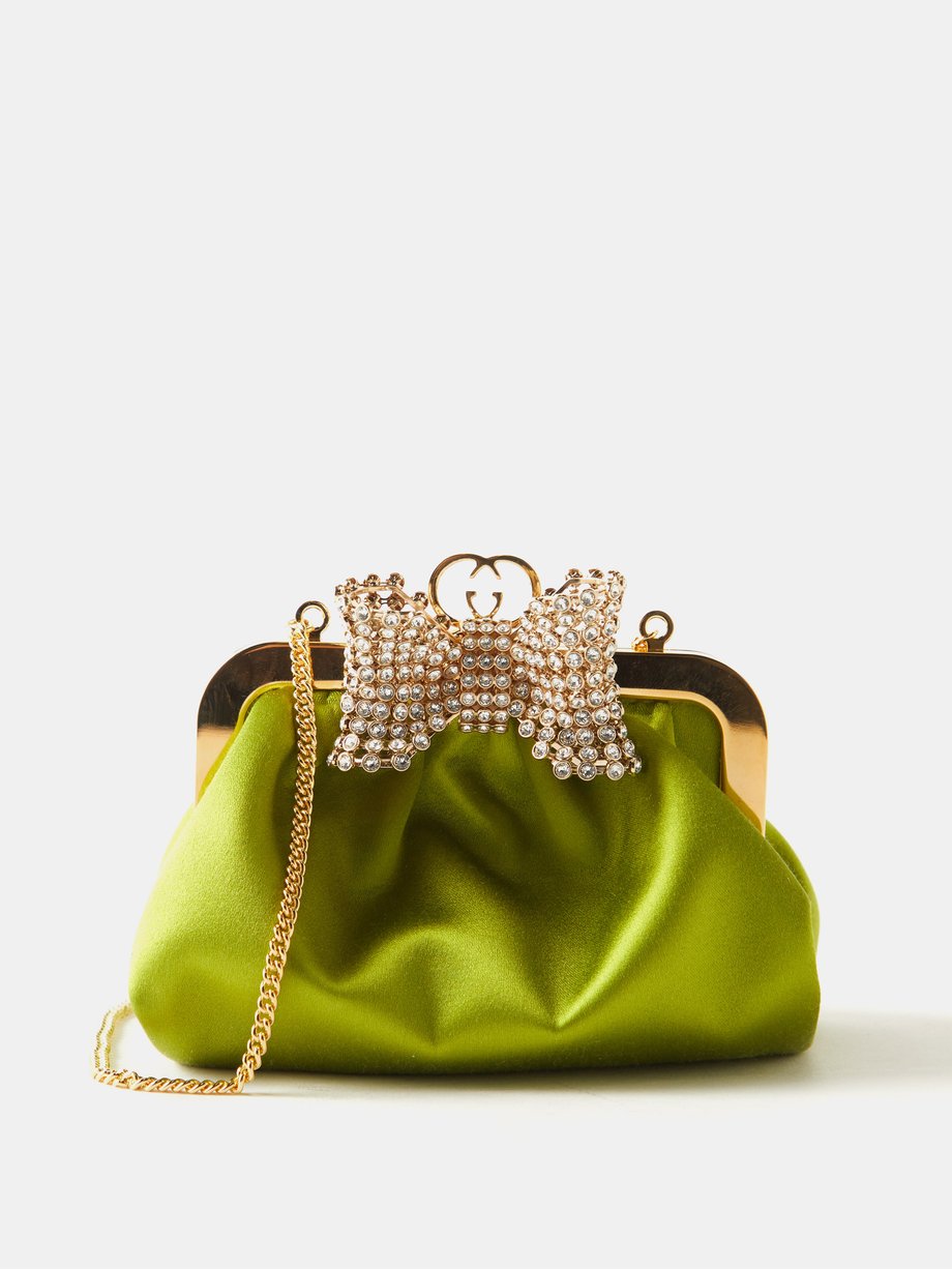 Elegant Rhinestone Bow Front Velvet Clutch Evening Bag Handbag -Diff Colors  - Walmart.com