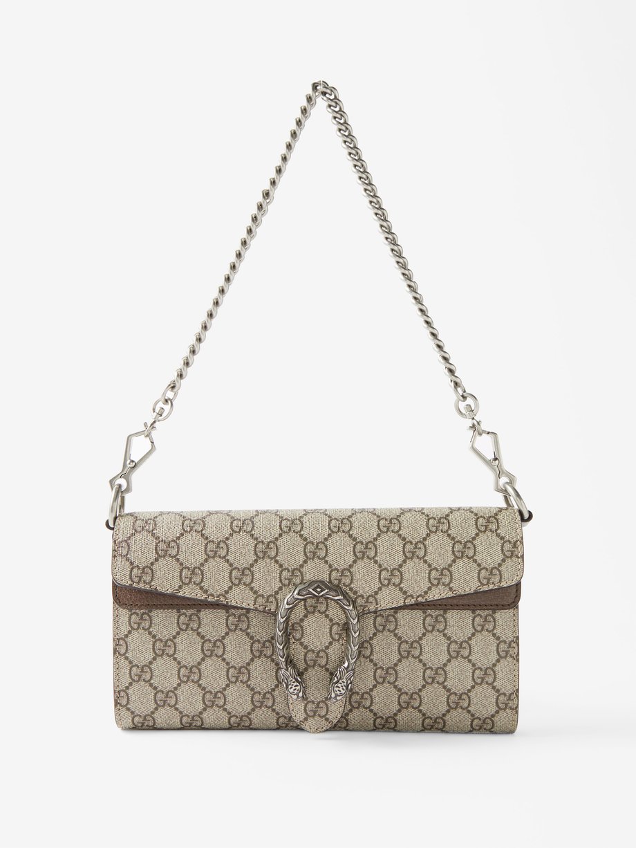 Gucci Pre-owned Women's Fabric Clutch Bag - Beige - One Size