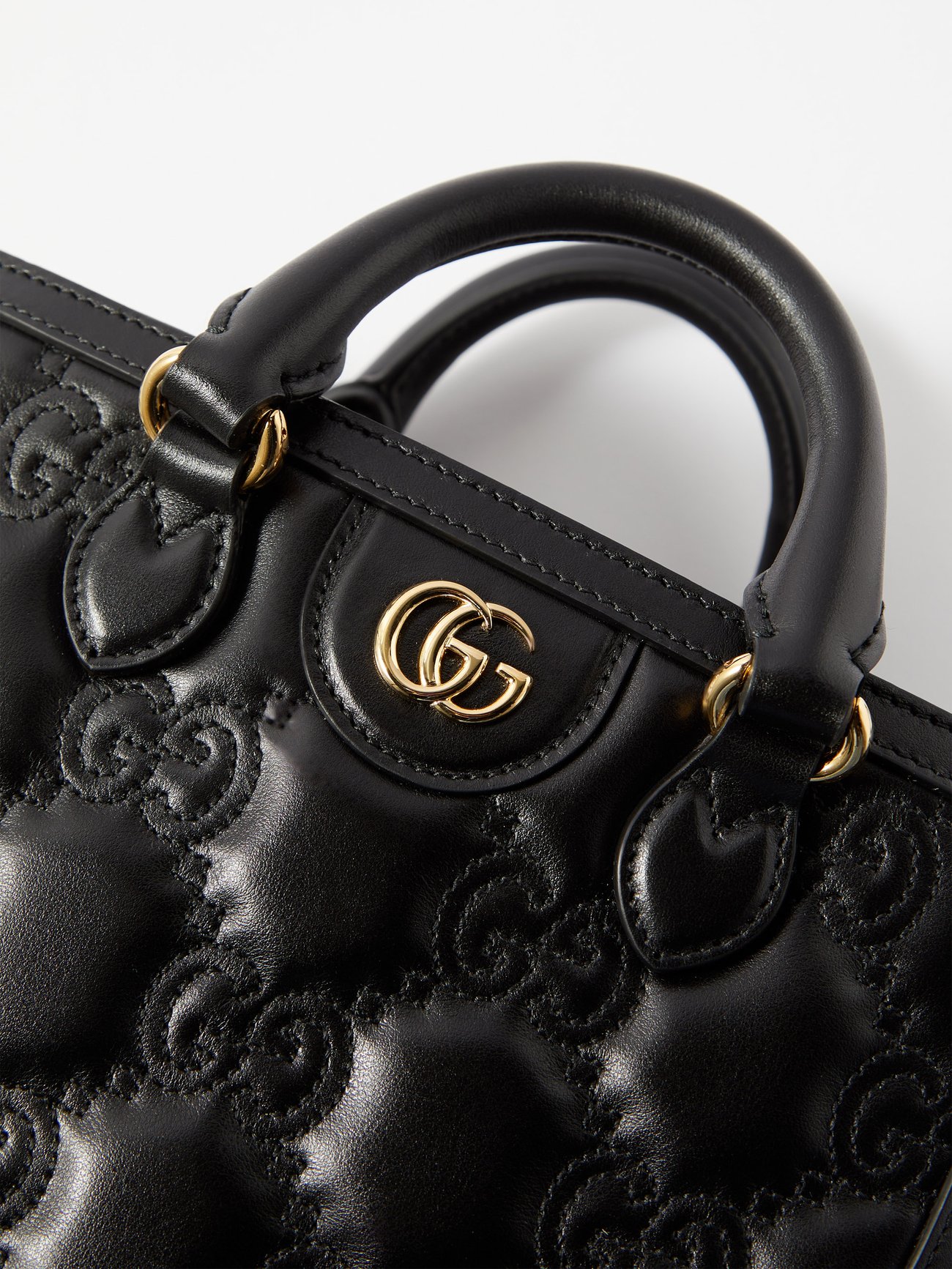 Gucci Soft Signature Leather Top Handle Bag