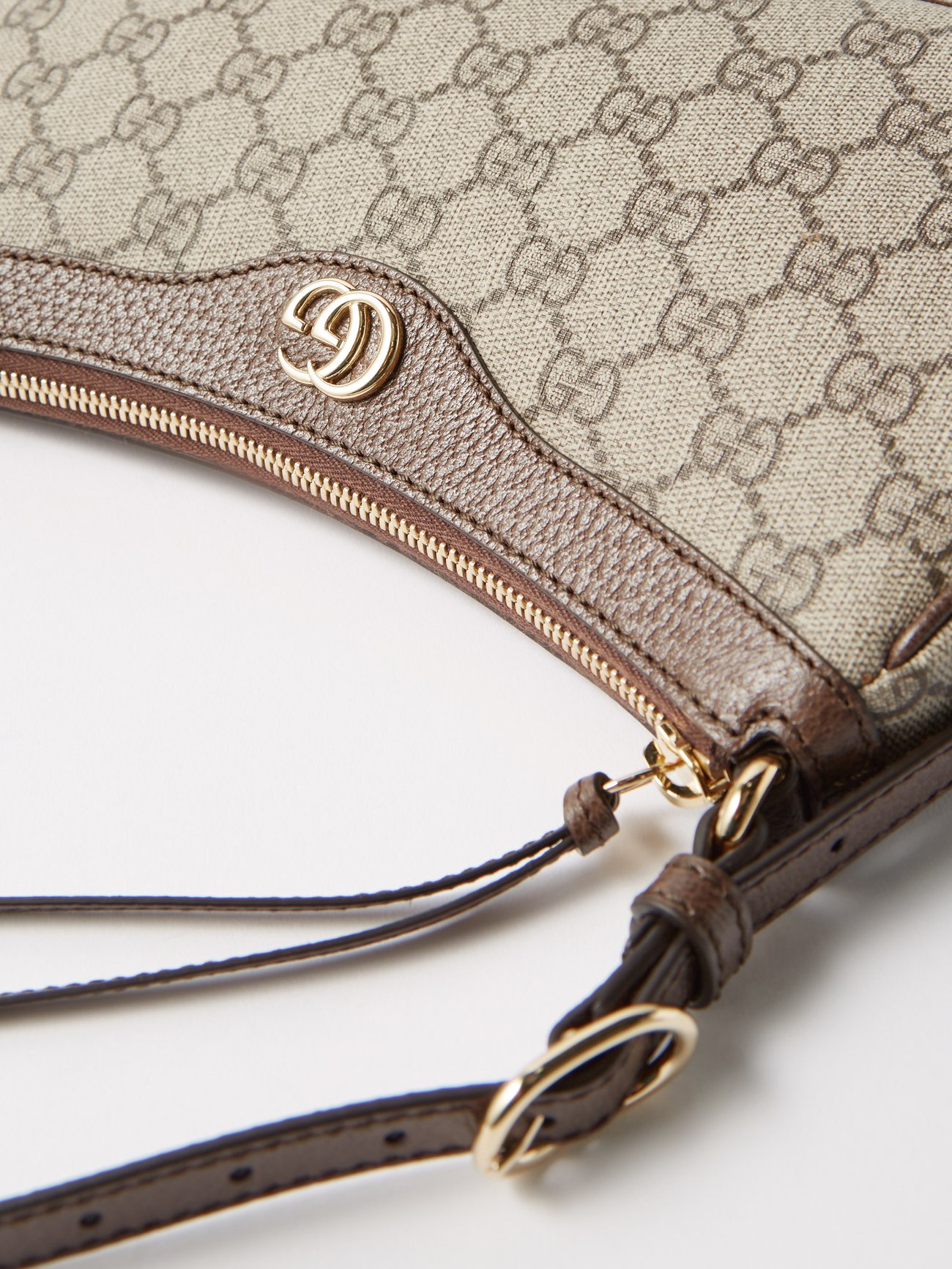 Gucci Ophidia GG Small Handbag Beige/Ebony in GG Supreme Canvas with  Gold-tone - US