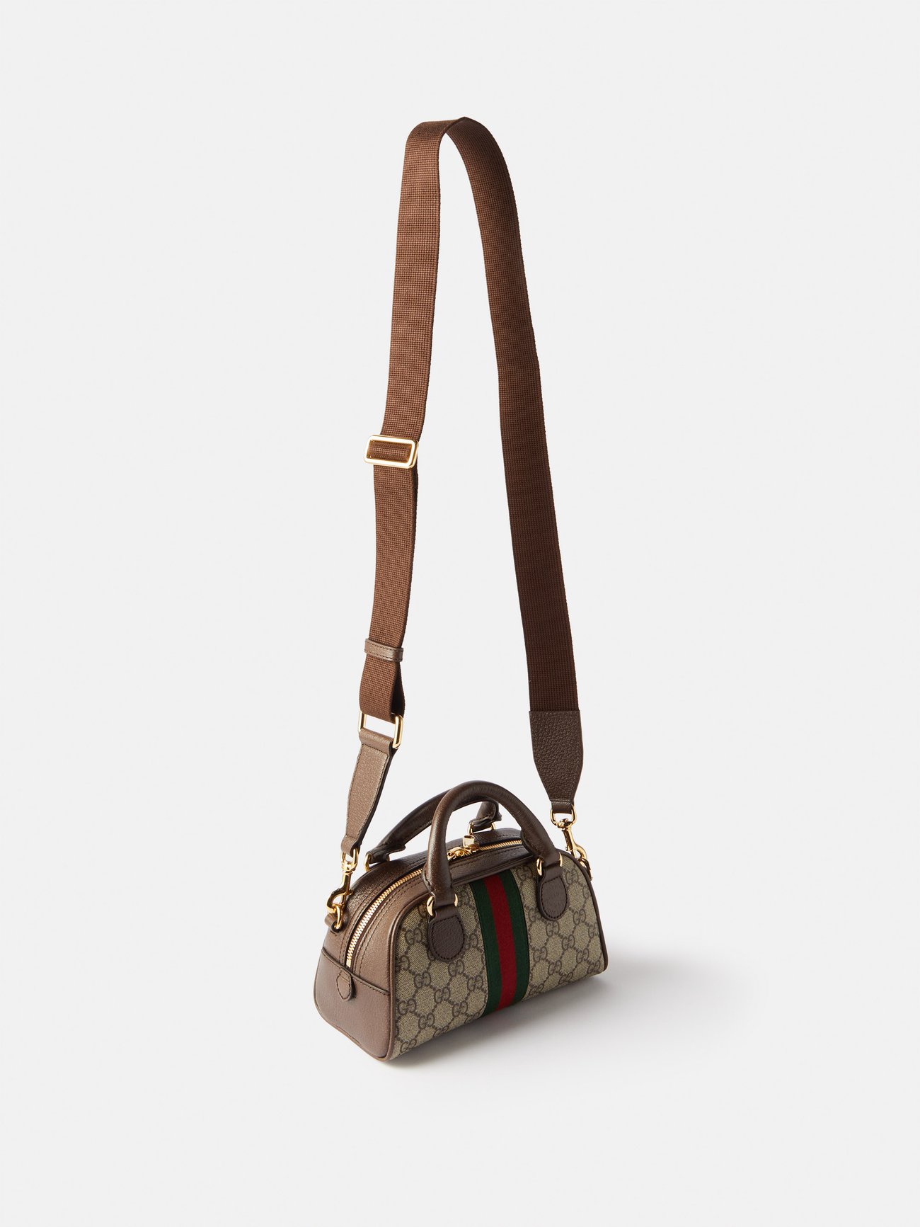 Gucci GG Supreme Mini Ophidia Handle Bag w/Tags - Neutrals Mini