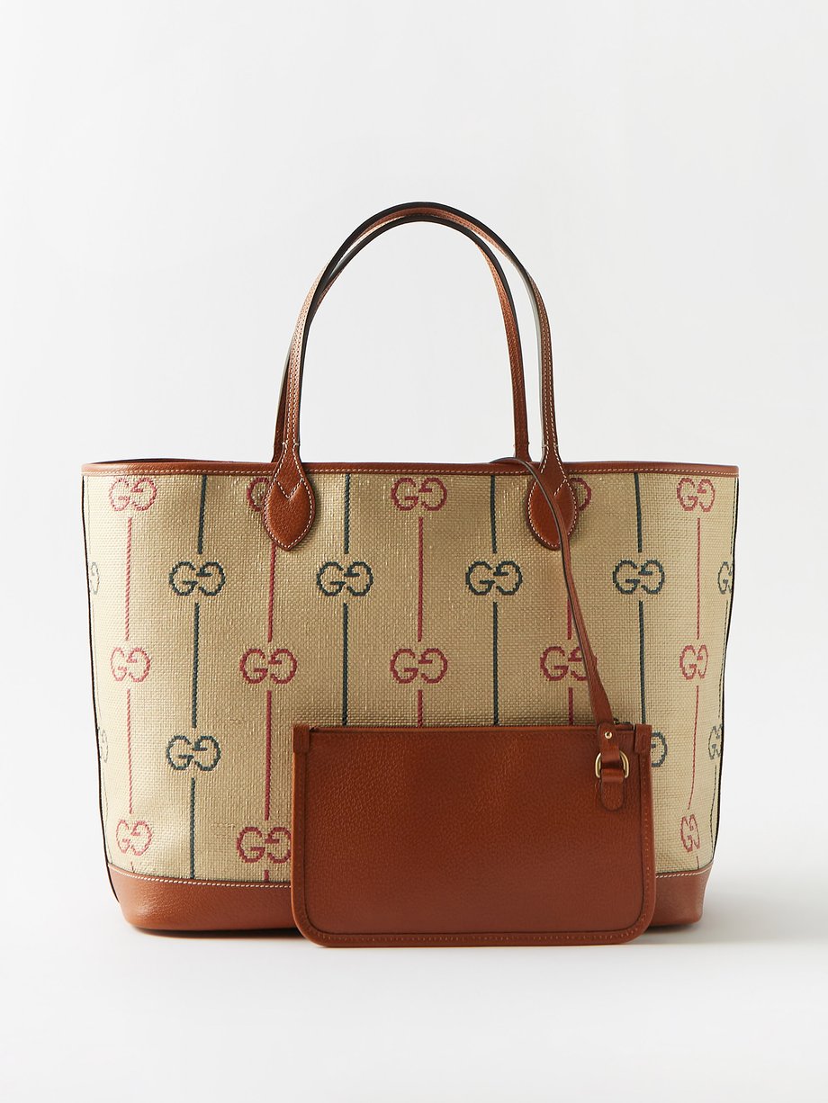 Beige GG-canvas tote bag | Gucci | MATCHESFASHION UK
