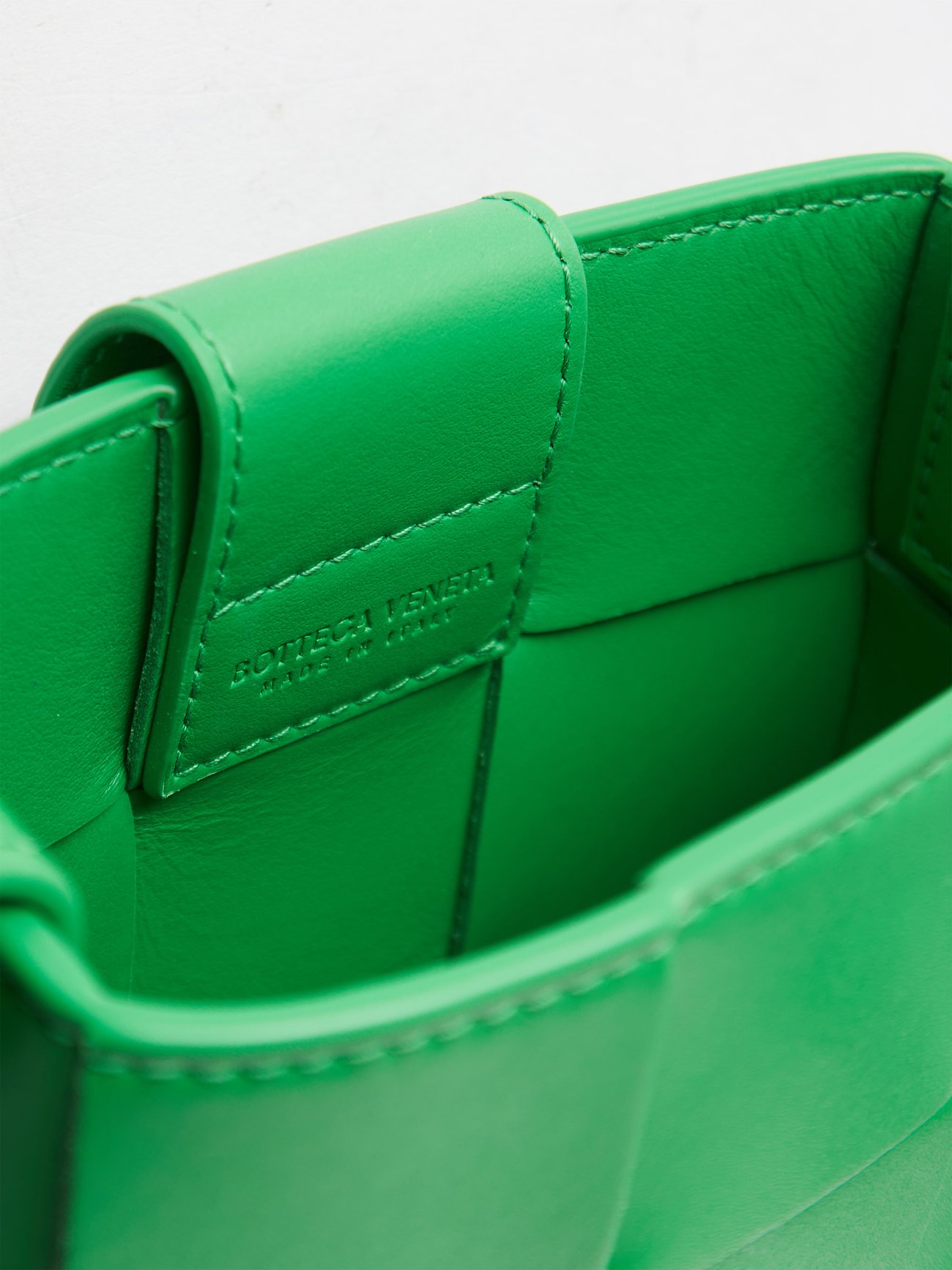 Bottega Veneta Dark Green Intrecciato Leather Small Camera Bag  710048V2E423009 - Handbags - Jomashop