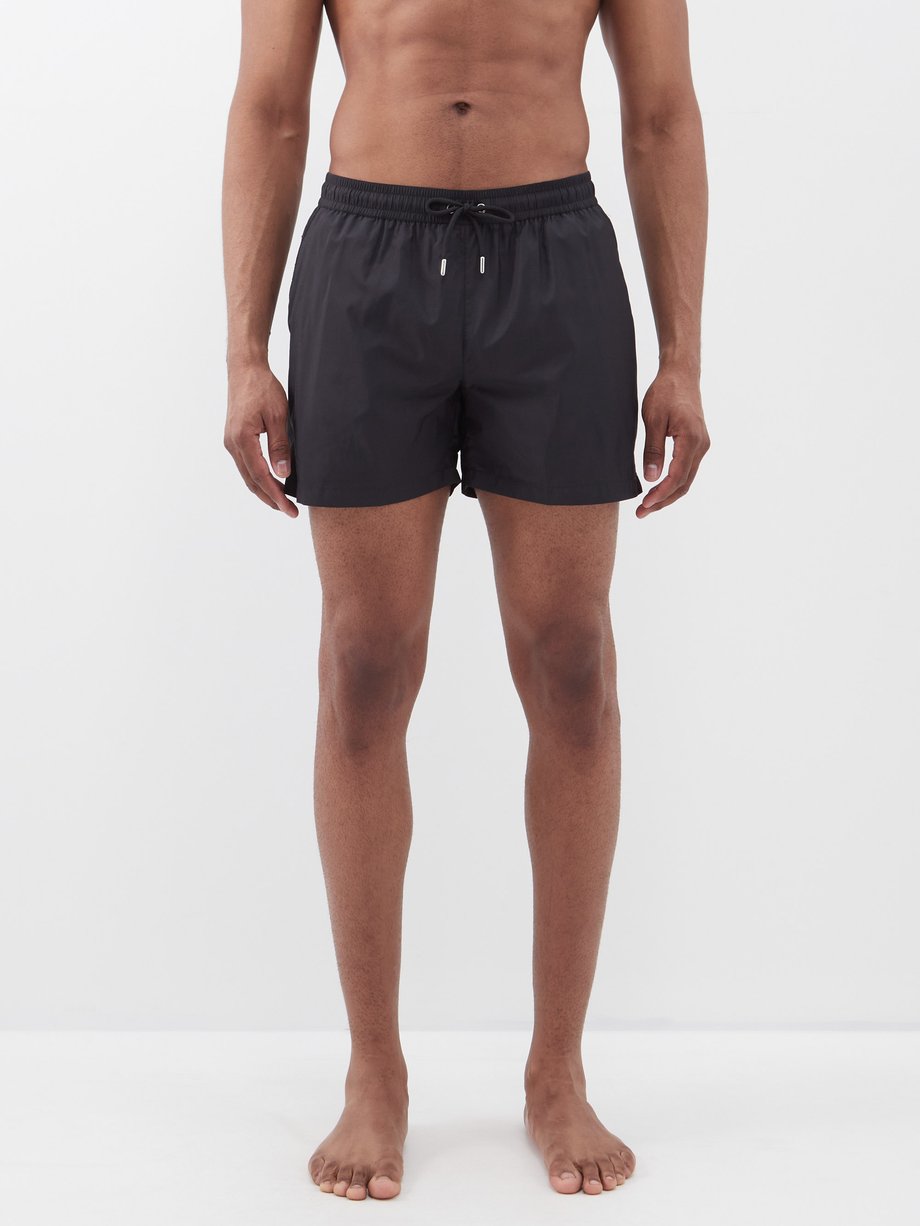 Black Drawstring-waist swim shorts | The Resort Co | MATCHES UK