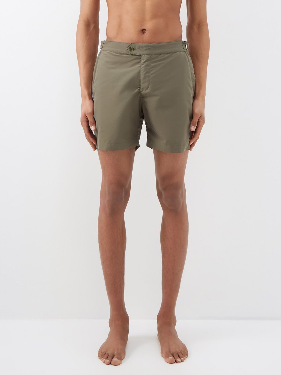 Neutral Tailored swim trunks | The Resort Co | MATCHESFASHION US