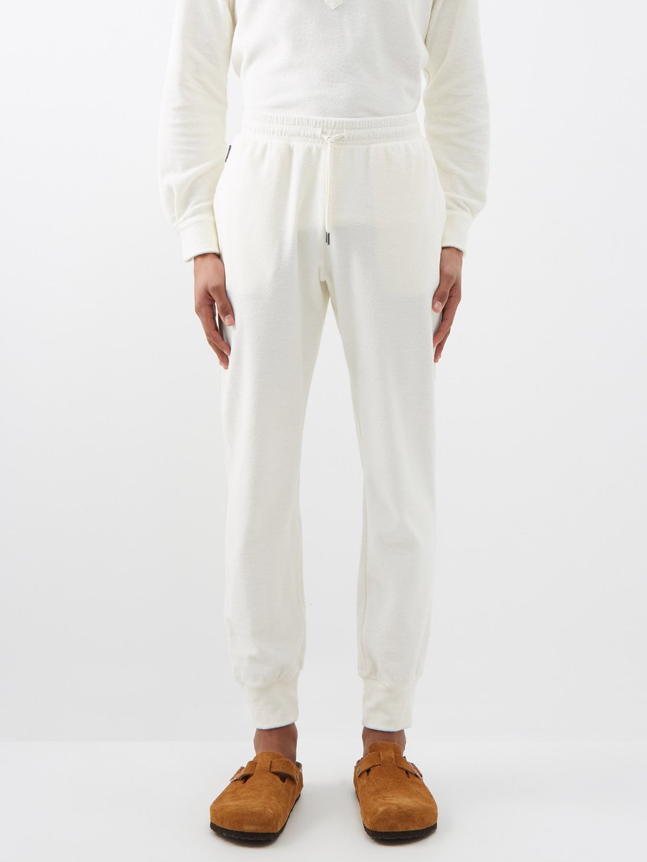 White Cotton-terry track pants | The Resort Co | MATCHESFASHION UK