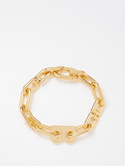 Gold B Chain bracelet | Balenciaga | MATCHES UK