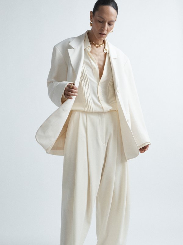 White Giant suit jacket | Raey | MATCHES UK