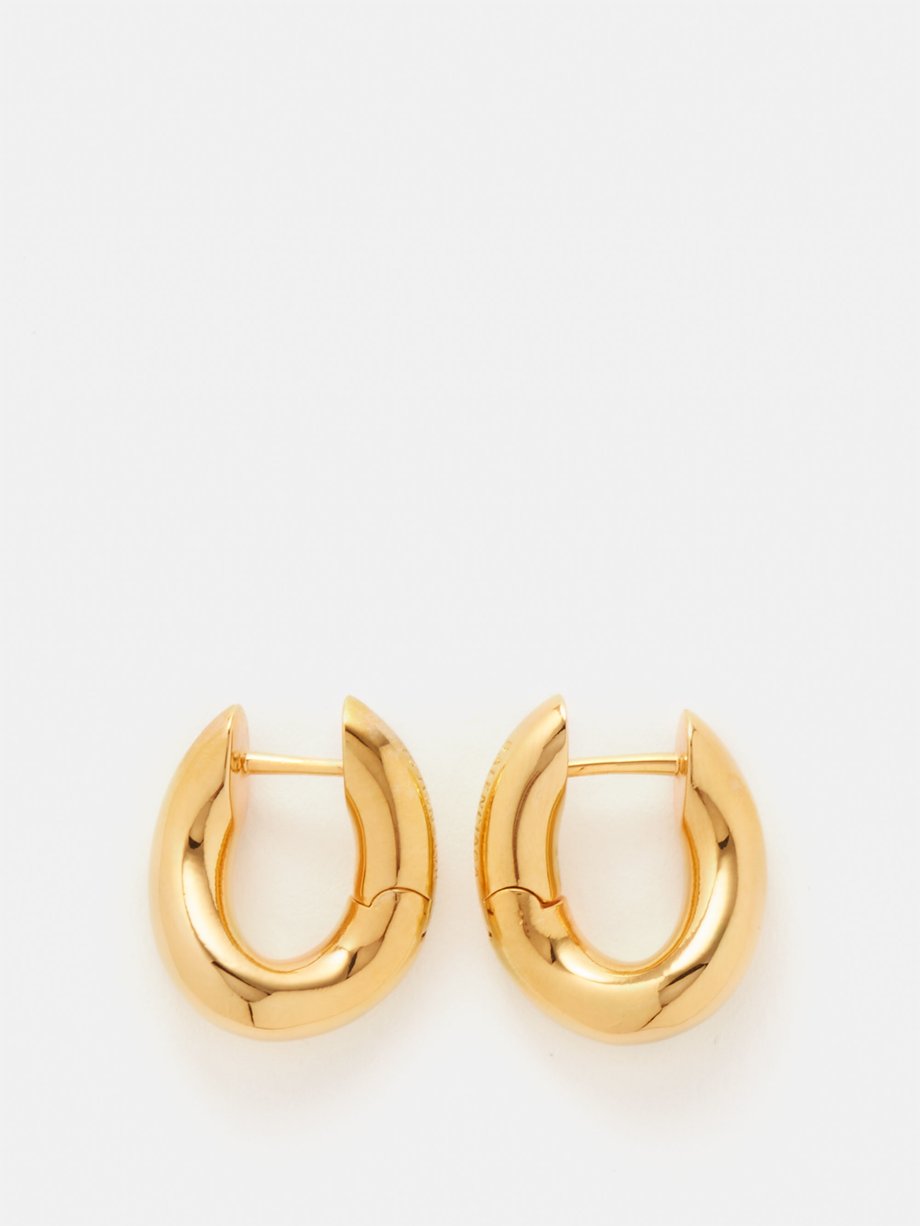 Loop XXS Earrings in Gold  Balenciaga  Mytheresa