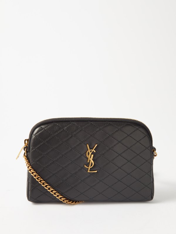 YVES SAINT LAURENT YSL Kate Medium Black Leather Gold Tassel Shoulder Bag  £360.00 - PicClick UK