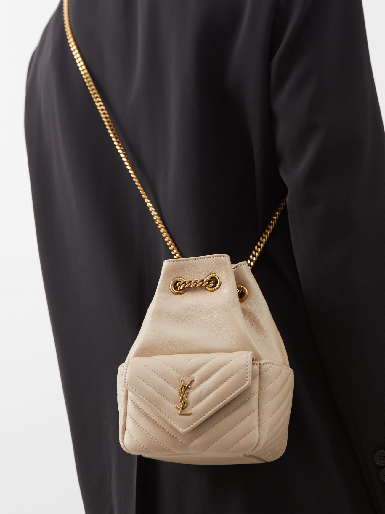 Petit Noé Bucket Bag - Luxury Fashion Leather Beige