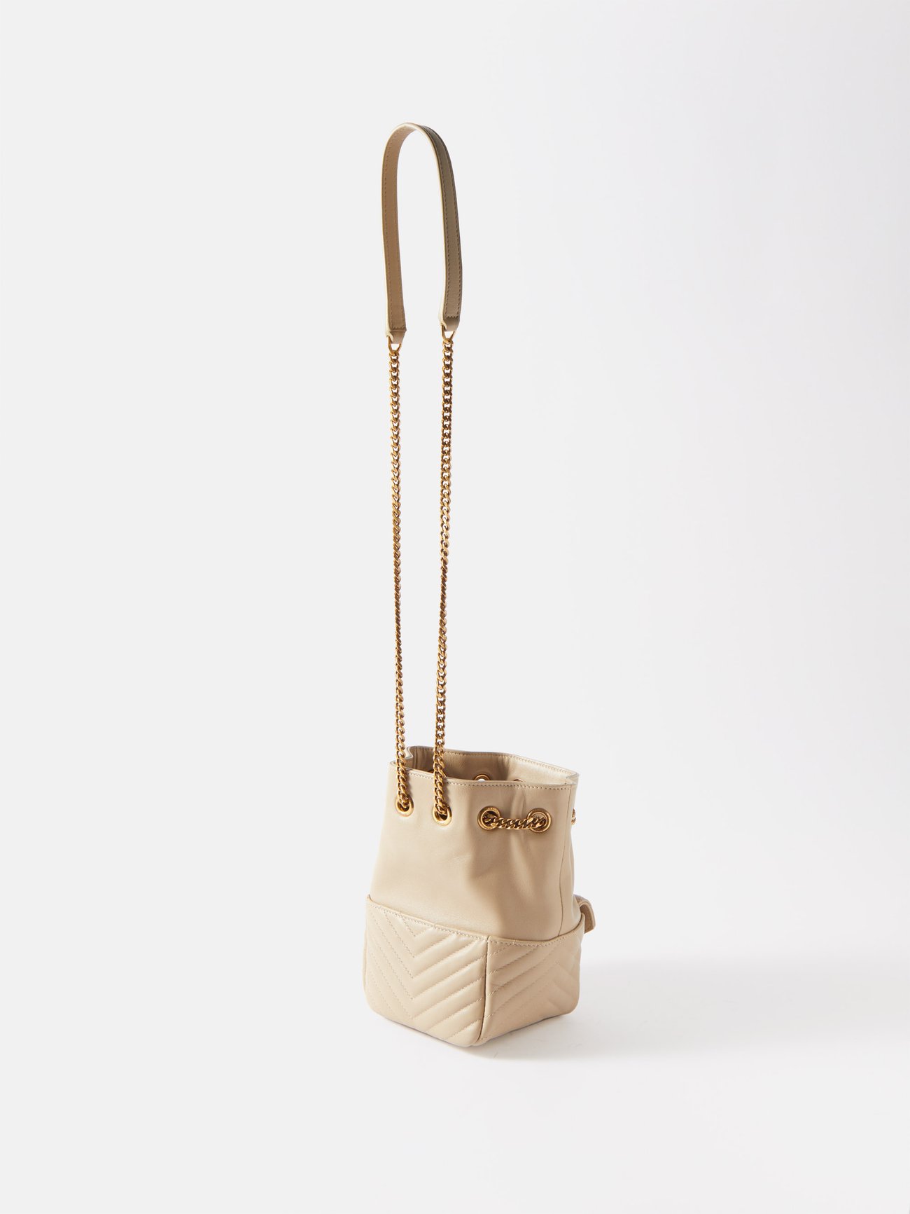 Petit Noé Bucket Bag - Luxury Fashion Leather Beige