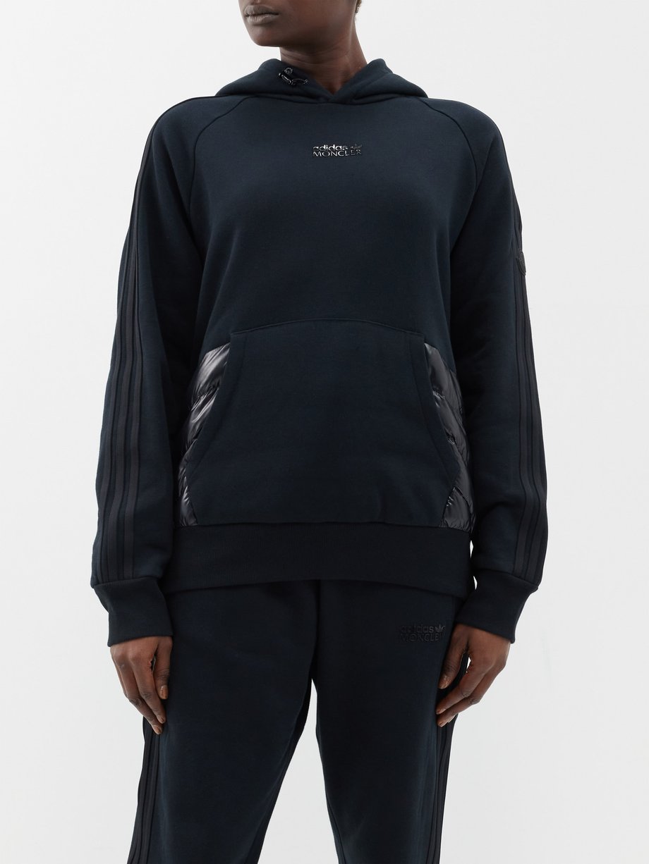 Moncler x adidas Originals Sweat-shirt à capuche en jersey de coton