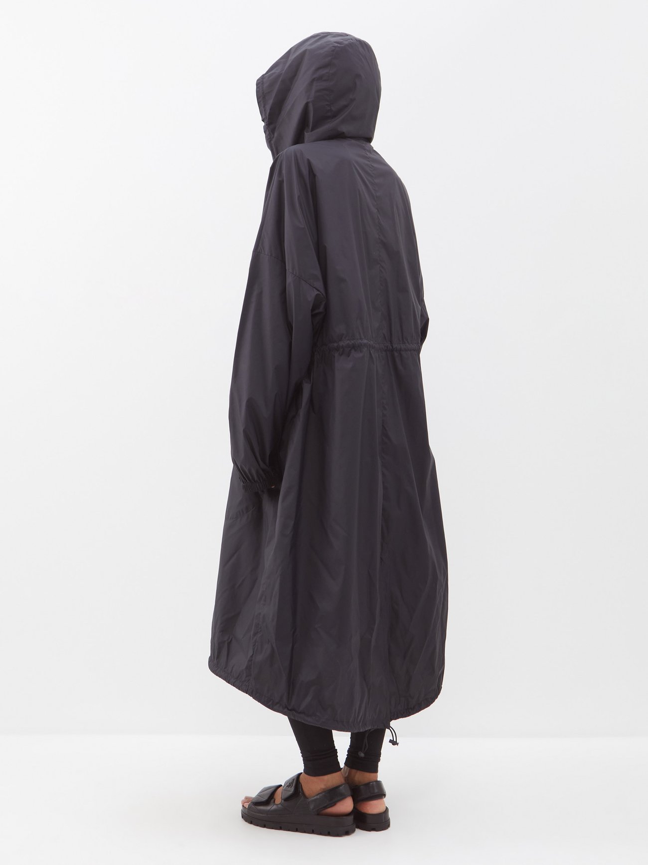 water-resistant hooded | | polyester Raey US MATCHESFASHION parka Navy Recycled