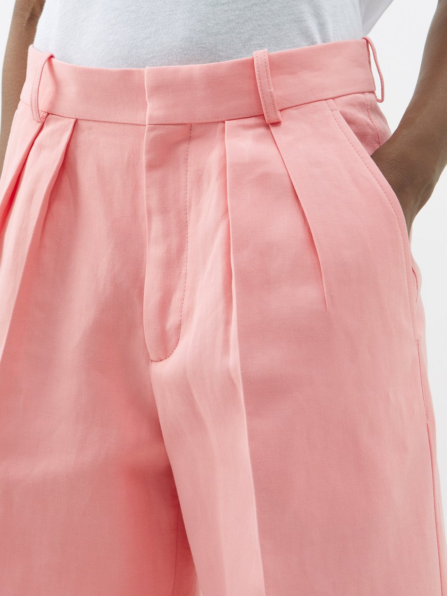 Look At Me Hot Pink Paperbag Waist Pants - $68 | Tobi US