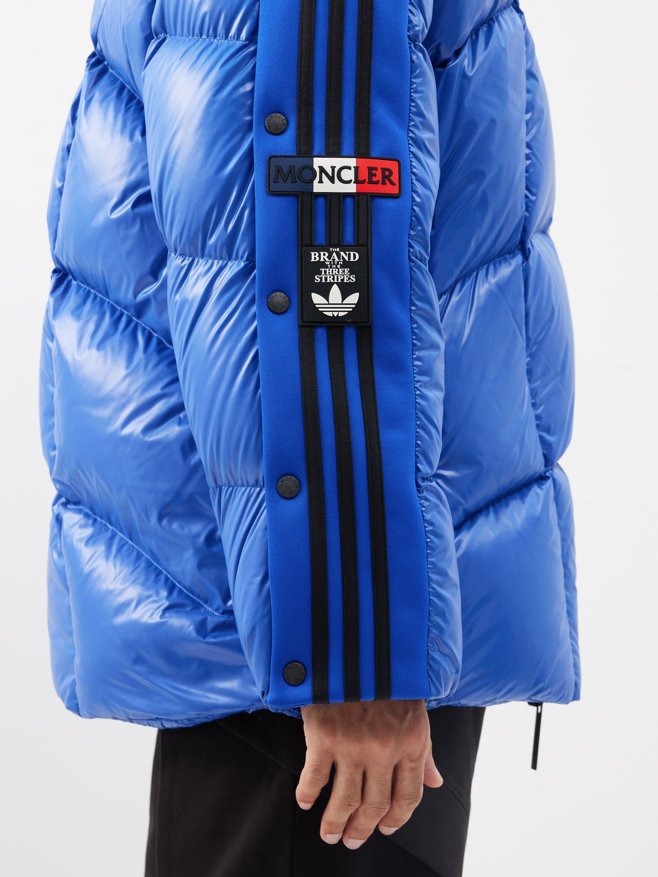 Beiser padded nylon laqué coat