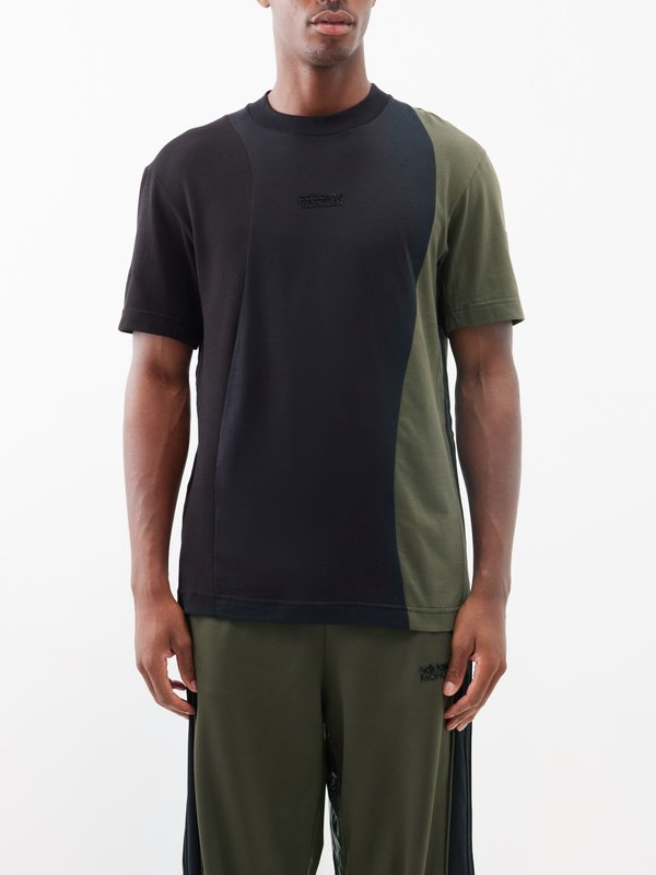 Moncler x adidas Originals T-shirt en jersey de coton tricolore