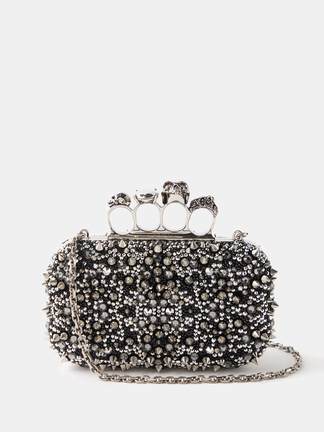 Bags, Skull Ring Clutch Bag Small