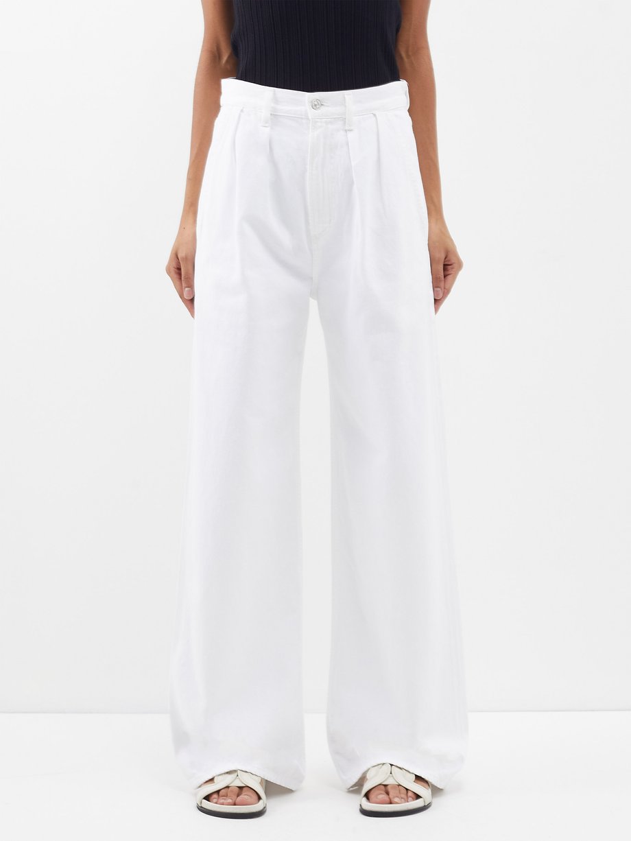 Citizens of Humanity Maritzy pleated wide-leg jeans