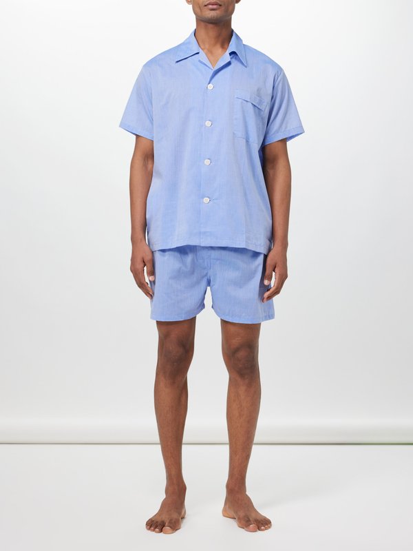 Derek Rose Amalfi cotton pyjamas