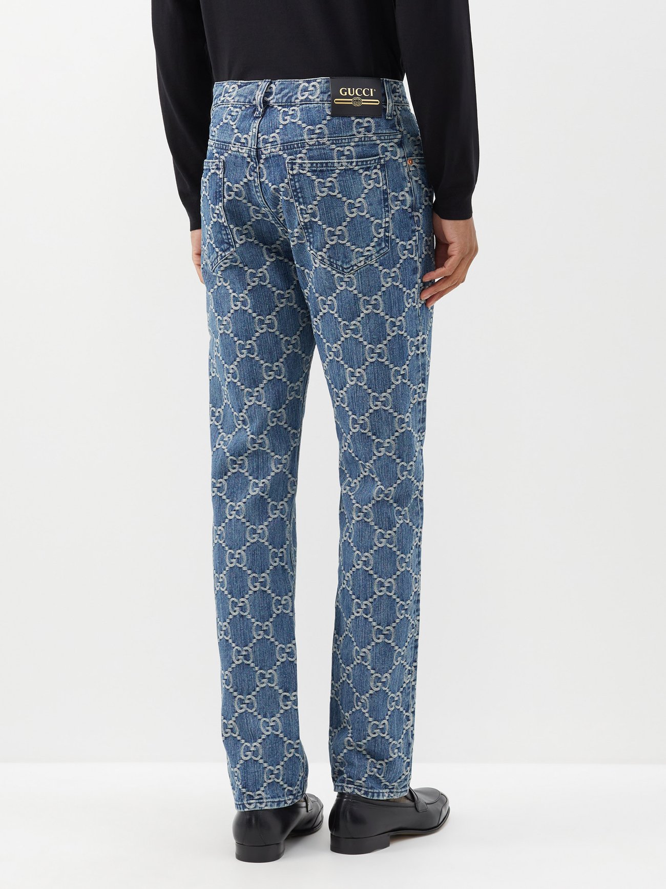 Logo Jacquard Jeans