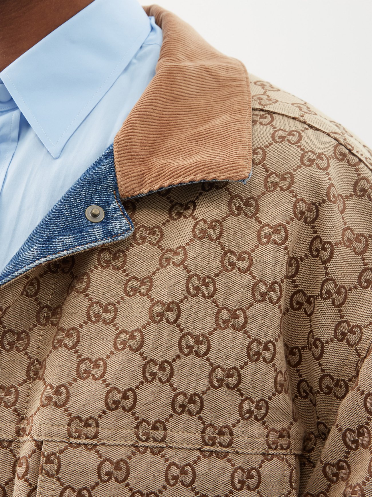 Gucci GG Canvas Reversible Denim Jacket