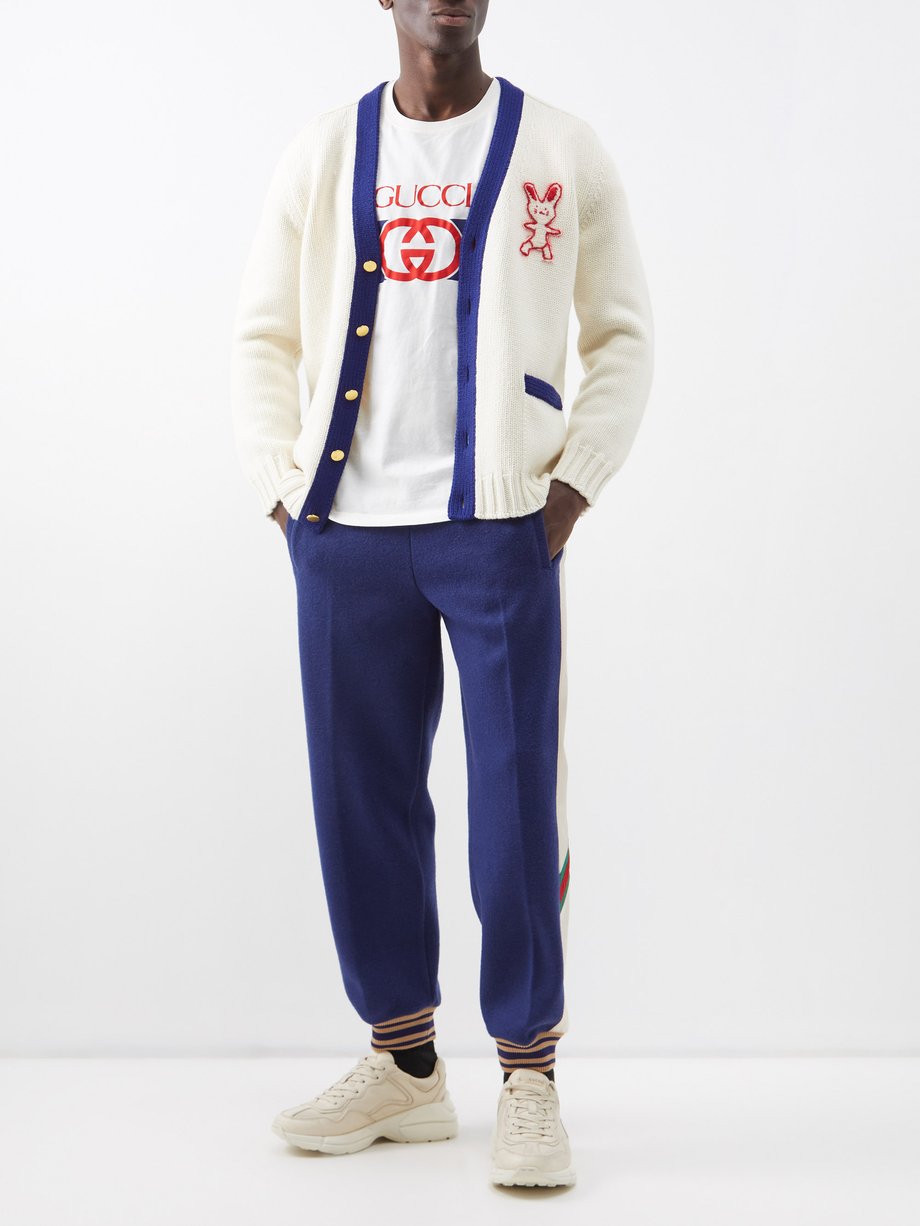 Gucci varsity tracksuit set luxury brand for men and women