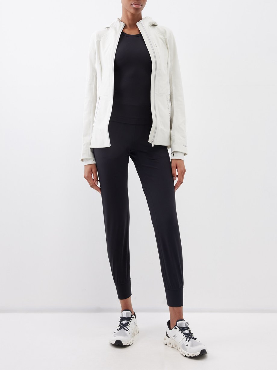 White Cross Chill hooded fleece jacket, lululemon