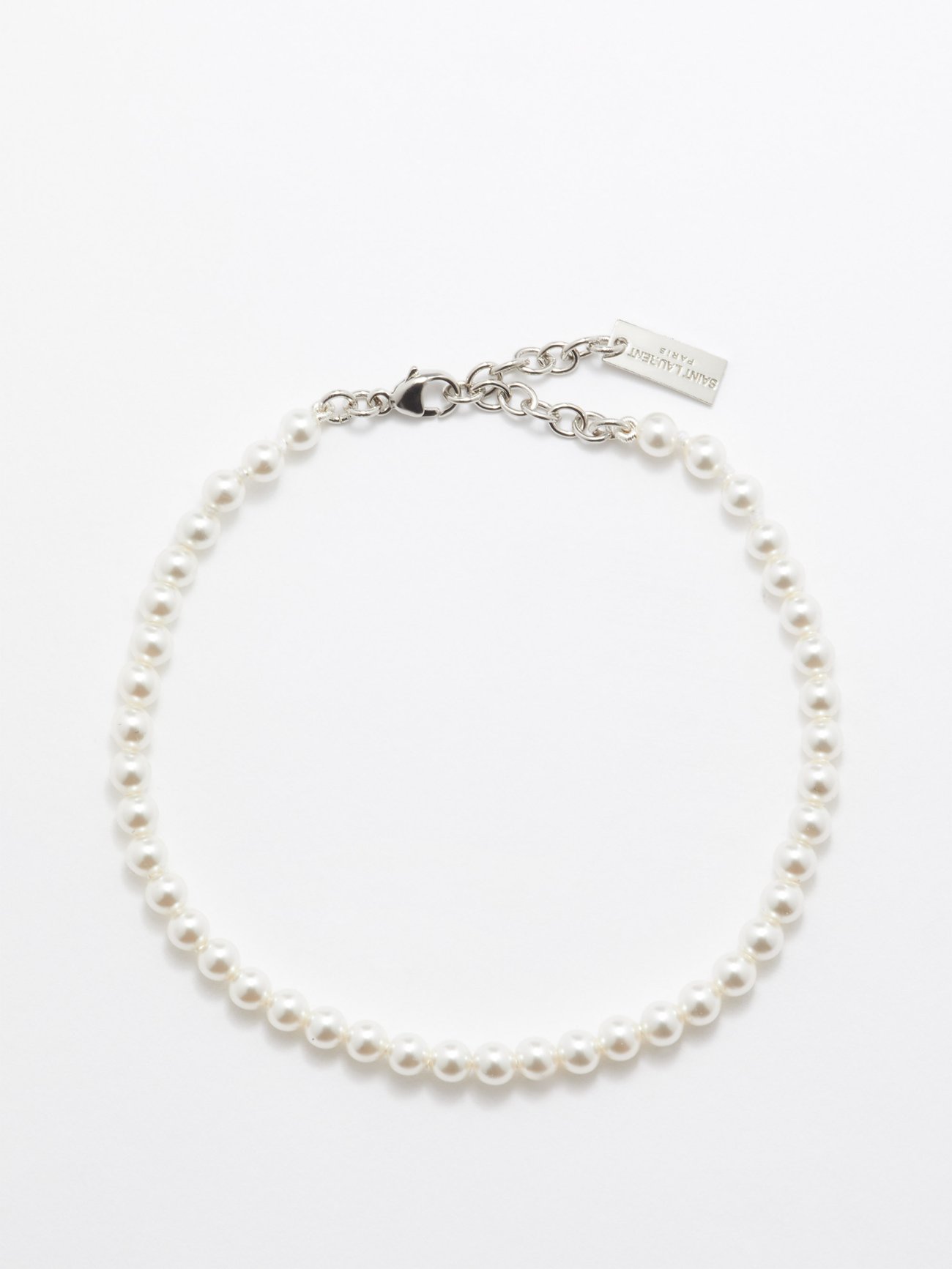 Faux-pearl bracelet