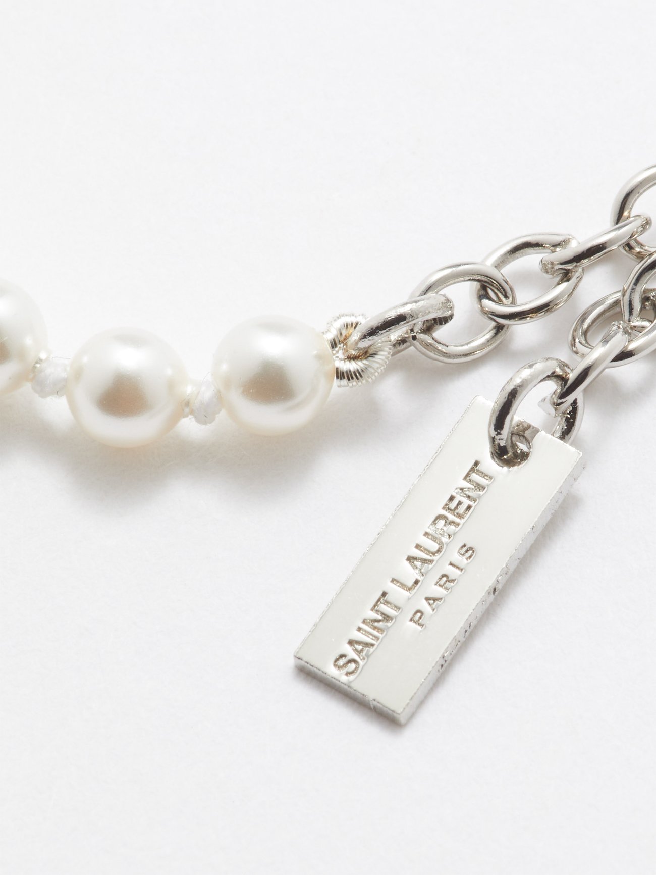 Faux-pearl bracelet