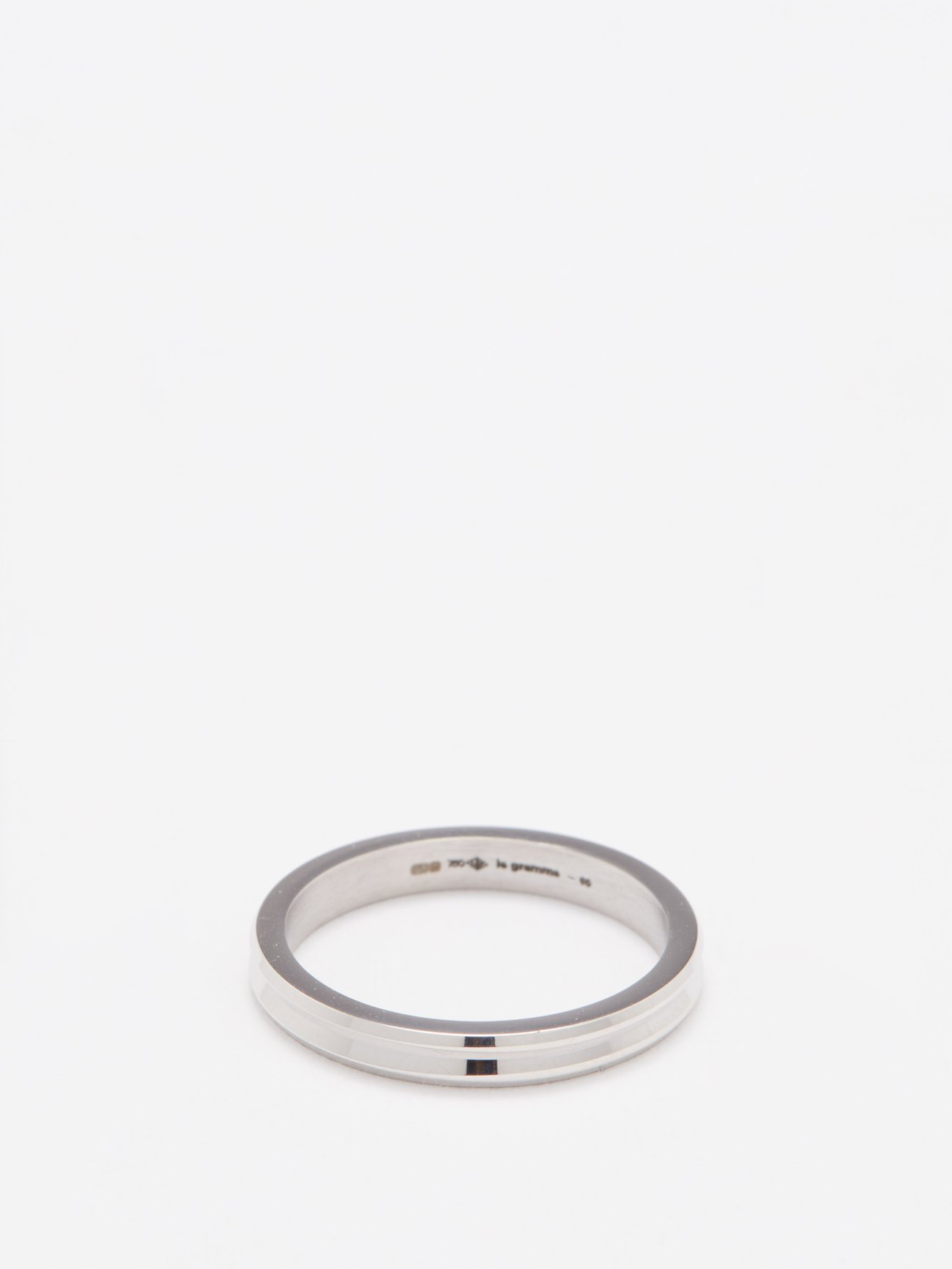 LE GRAMME Le 3 Brushed Sterling Silver Ring for Men