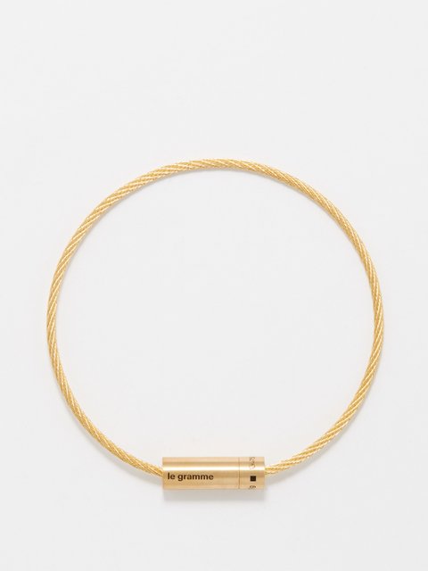 Gold 11g 18kt gold bracelet | Le Gramme | MATCHES UK