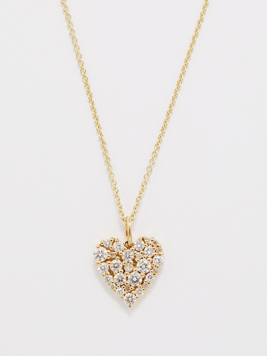 Sydney Evan | Shop Sydney Evan 14K Gold & Diamond Multi-Charm Necklace