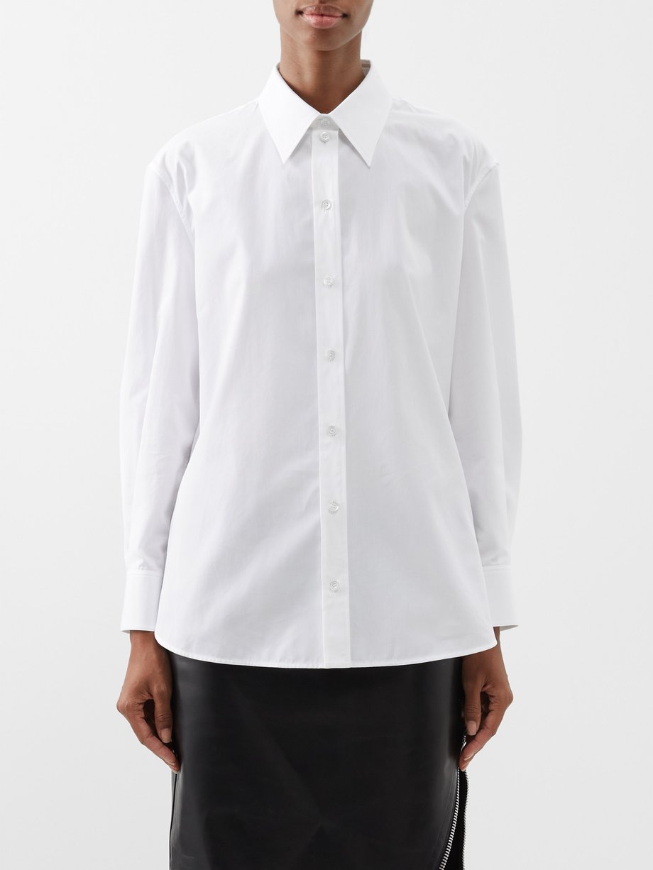White Cotton-poplin shirt | Alexander McQueen | MATCHESFASHION US