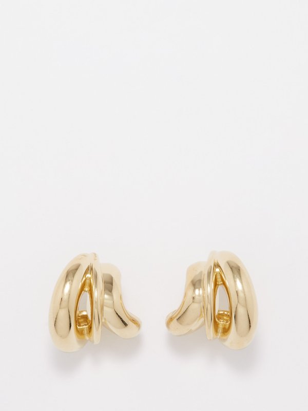 Completedworks 14kt gold-vermeil hoop earrings