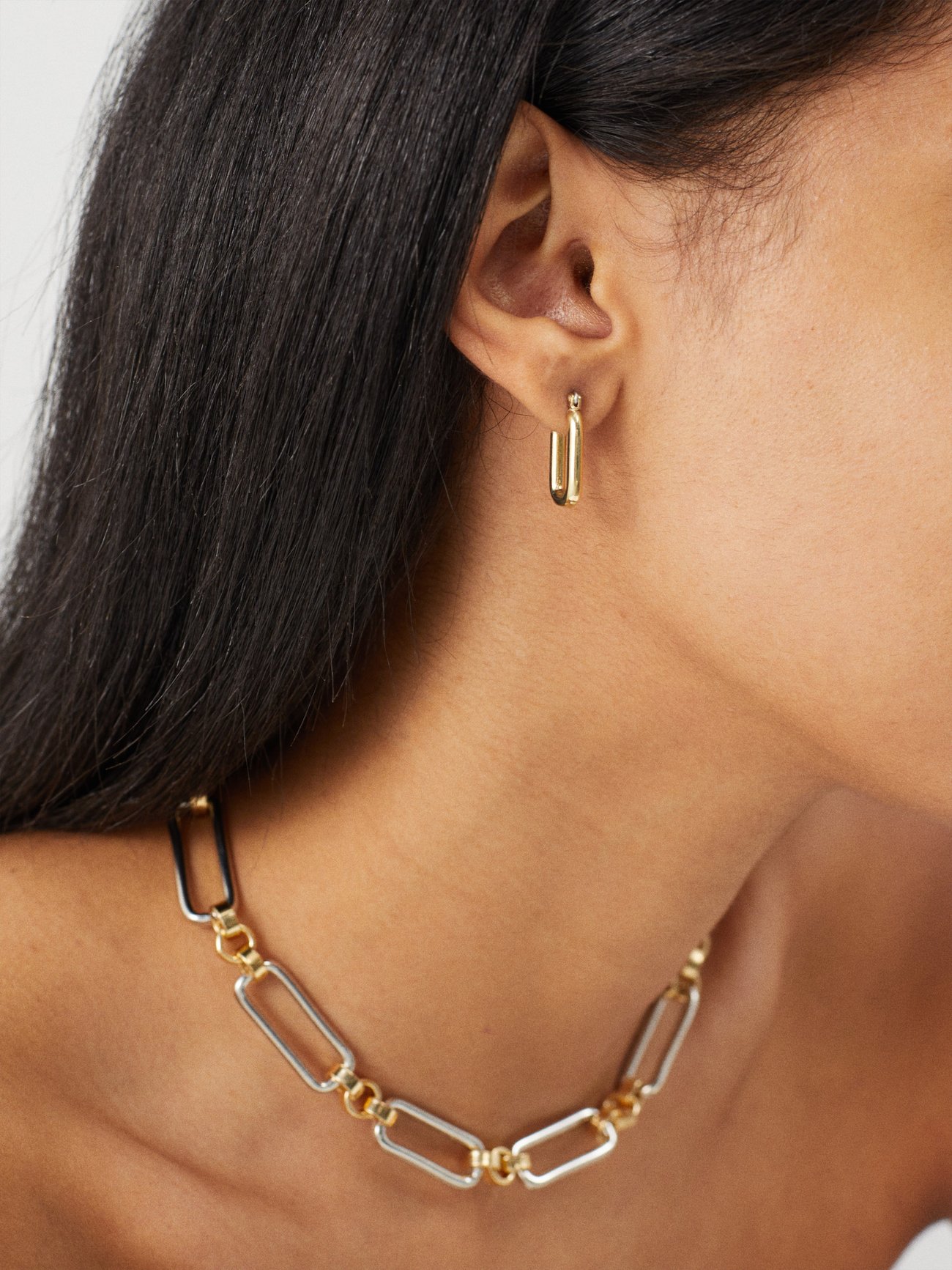 Gold Cresca 14kt gold-plated hoop earrings | Laura Lombardi